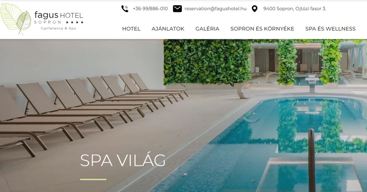 FAGUS HOTEL CONFERENCE & SPA, Sopron