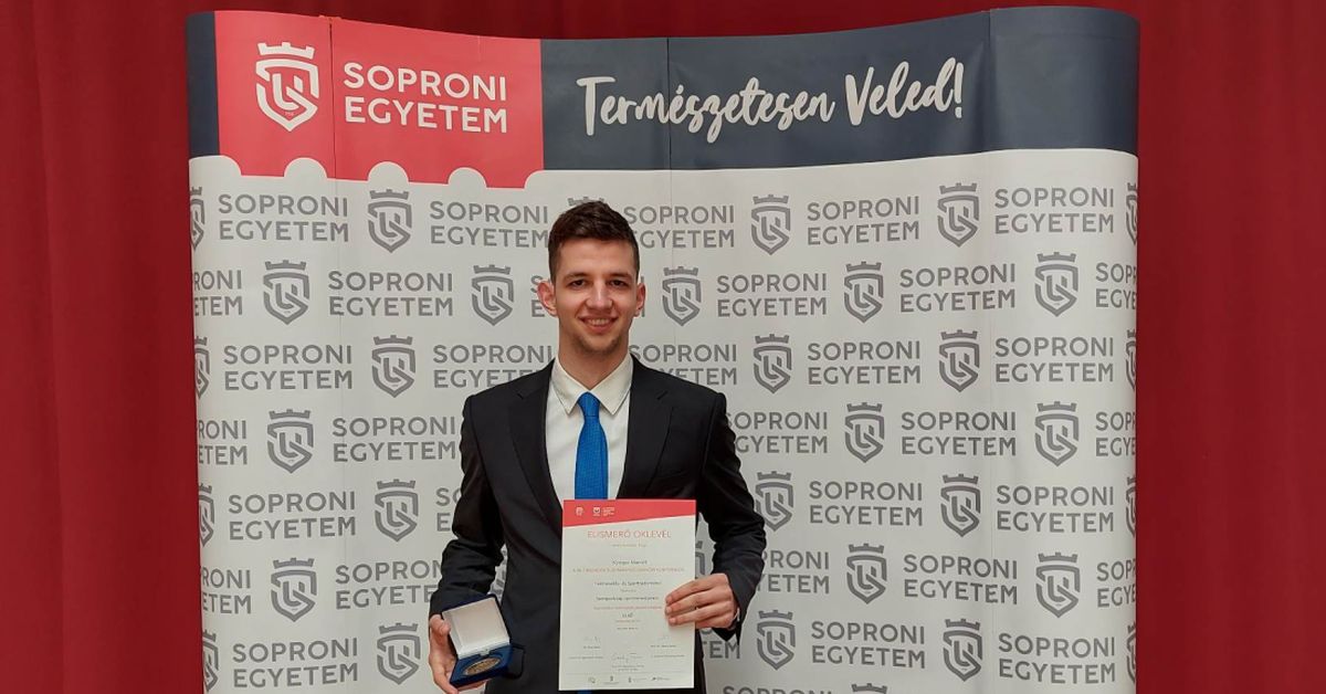 Első lett a Soproni Egyetem hallgatója a 36. OTDK Testnevelés- és Sporttudományi Szekciójában