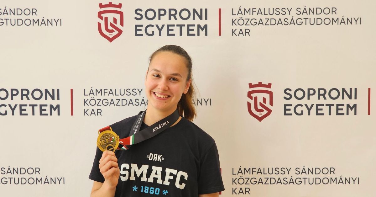 Atlétika MEFOB-ot nyert a Soproni Közgáz hallgatója