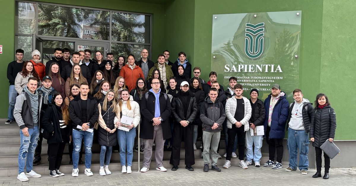 A Soproni Közgáz hallgatói a Sapientia Egyetem vendégeiként erdélyi vállalkozásokkal ismerkedtek