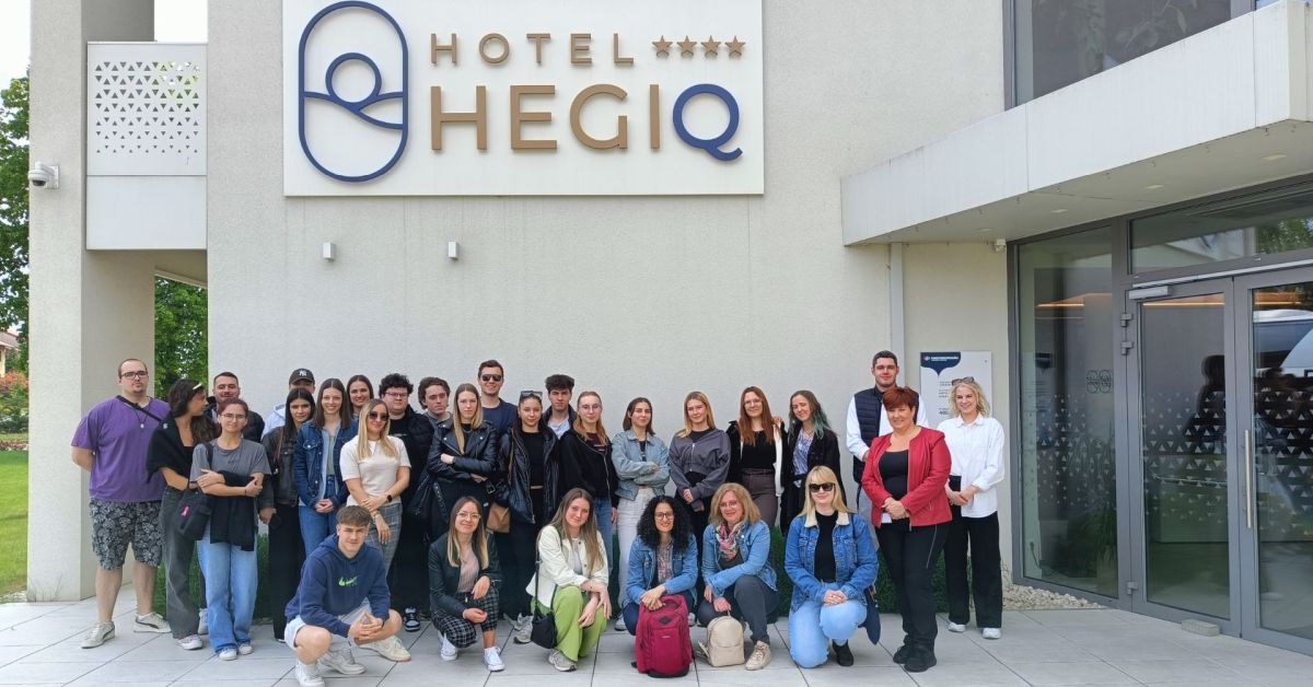 Tanulmányúton a Soproni Közgáz turizmus-vendéglátás szakos hallgatóival